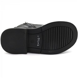 BM579-2_Z черн/бел Ботинки деми для девочек (27-32)/8