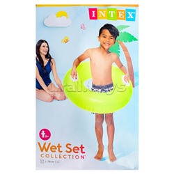 Круг для плавания «Яркое настроение», с ручками, d=76 см, от 8 лет, цвета МИКС, 59258NP INTEX