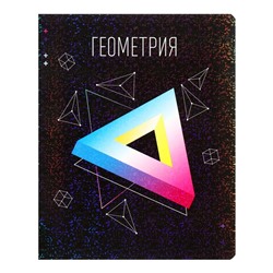 Тетрадь предметная Calligrata TOP «Абстракция», 48 листов в клетку, Геометрия