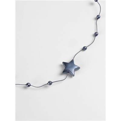 Бусины на леске, «Звёзды», 3/14 мм, 9±0.5 м, серые