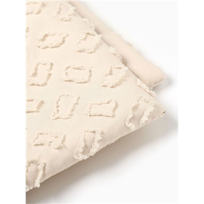 Покрывало 1.5-спальное LoveLife «Tufting: Квадрат», 150×220±5 см, микрофайбер, бежевое