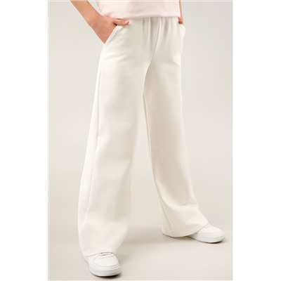 Брюки палаццо из футера для девочки Happyfox