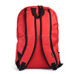 Рюкзак "Corgi" подростковый 40x29x17 см (14 л) 250 г, 1 отделение на молнии, 1 передний карман, вышивка, красный