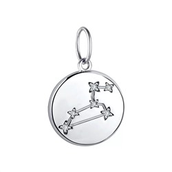 Подвеска из серебра куб.циркон., Л-27573