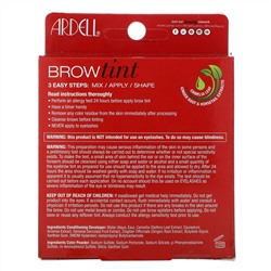 Ardell, Brow Tint, Light Brown, 5 Piece Set