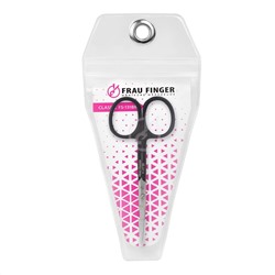 Frau Finger Ножницы маникюрные для кутикулы изогнутые / Classic FS-131BM, матовые, ручная заточка, 10 см 20688