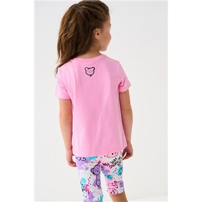 Брюки трикотажные для девочек (легинсы укороченные), 2 пары в комплекте PLAYTODAY, 1240012