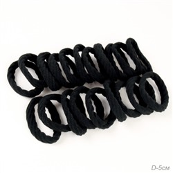 Резинка для волос набор 20 штук / YAN-6 /уп 1/черная