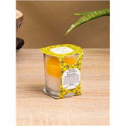 Свеча ароматическая Candle 100 г, сияние+хлопок