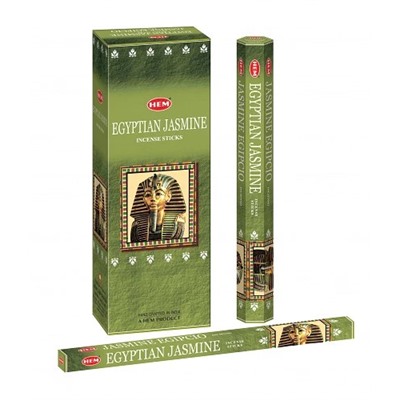 HEM Благовония шестигранник упаковка 6шт: Egyptian Jasmine (1 блок)