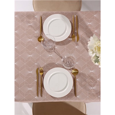 Скатерть «Доляна» Geometry, 110×144 см, 100% хлопок, 164 г/м²