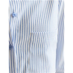 Укороченная блузка из формоустойчивого хлопка