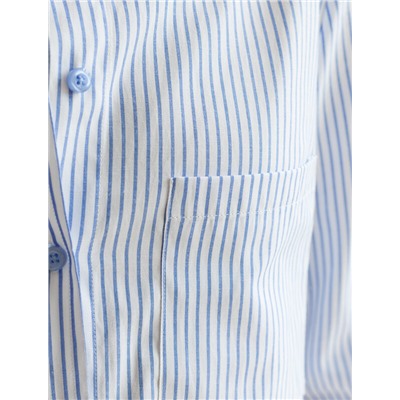 Укороченная блузка из формоустойчивого хлопка