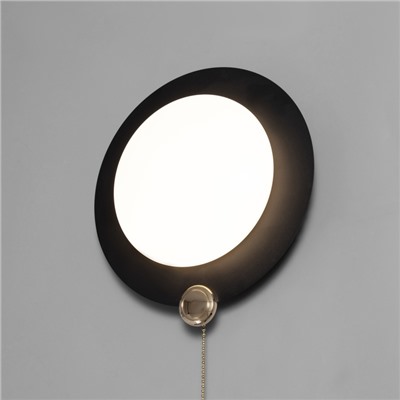 Бра «Планета» LED 3000К-6000К черный 23.5×23.5×12 см