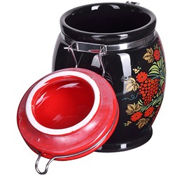 28385 Банка для сыпучих 700 мл Рябина дол/металл LR (х36)