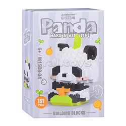 Конструктор "Панда на скейте" (161 дет.) в коробке