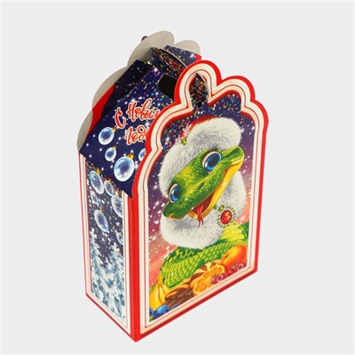 Подарочная коробка новогодняя Фигурная малая «Лакомка», упаковка, 11.1×5.8×20.5 см