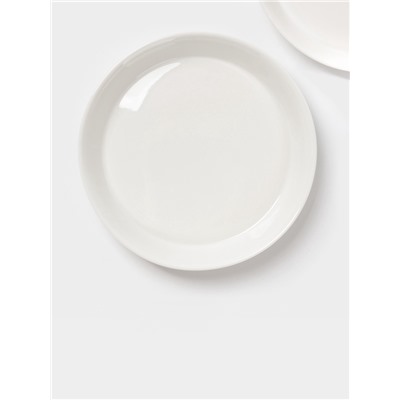 Тарелки глубокие Magistro White Snow, набор 2 шт., 600 мл, 21.5×3.5 см, фарфор, белые