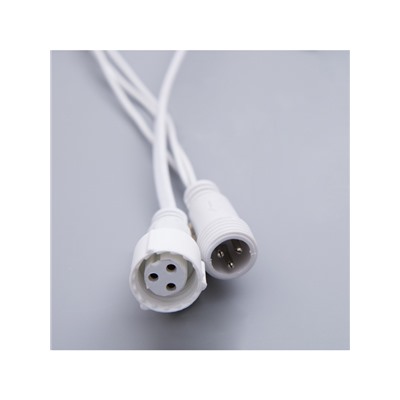 Гирлянда «Бахрома» 3×0.6 м, IP44, УМС, белая нить, 160 SMD-LED, свечение белое, 220 В