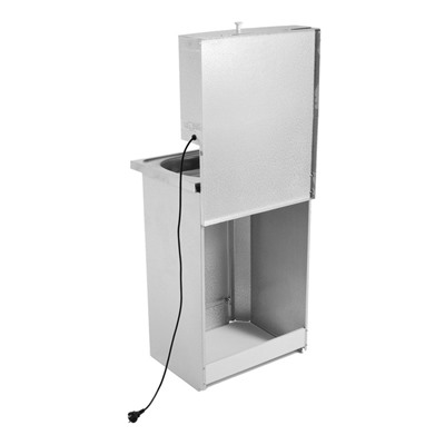 Умывальник «ТермМикс», с ЭВН, нержавеющая мойка, 1250 Вт, 17 л, цвет белое серебро