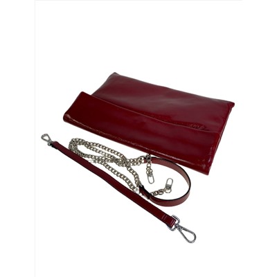 Женская сумка из натуральной кожи, цвет  бордовый