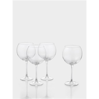 Бокалы для вина Luminarc Tasting Time, 650 мл, набор 4 шт., стекло, прозрачные