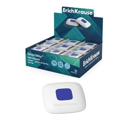 Ластик EK45554 Smart Mini квадрат с держателем 39х39х9 мм ErichKrause
