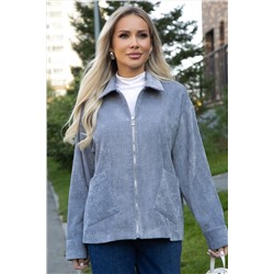 Жакет вельветовый Реджина (серый) Б14564-9М