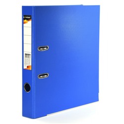Папка-регистратор 55 мм PVC 2-стор. ярко-синий, с уголками P2PVC-55/Sky inФОРМАТ