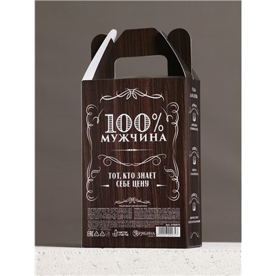 Подарочный набор ЧИСТОЕ СЧАСТЬЕ «Крутой мужик»: гель для душа и шампунь для волос, 2×250 мл