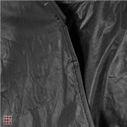 Накидка для стрижки и окрашивания волос, 140х120 см, полиэстер, чёрная