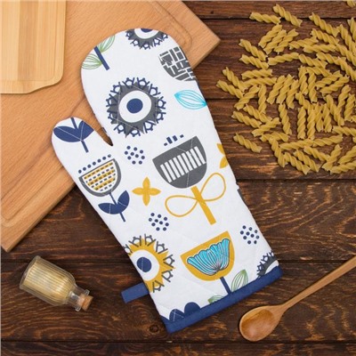 Варежка-прихватка «Эклектика», 18×32 см, 130 г/м², 100% хлопок