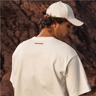 Футболка РОСКОСМОС х ONLYTOP, р. XS, белая