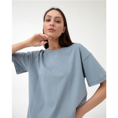 Футболка женская MIST basic, 50-52, серо-голубой
