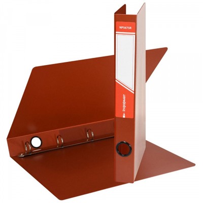 Папка пластиковая 4 кольца 40мм красная 700мкм NP5675R inФОРМАТ