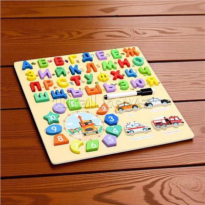 Игра развивающая "Алфавит+цифры"