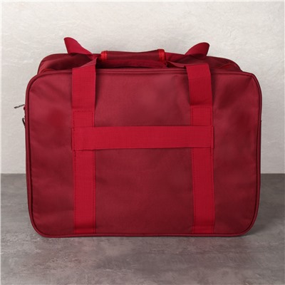 Сумка дорожная 40х22х31 см / BAG-65721/4 /уп 20/красная