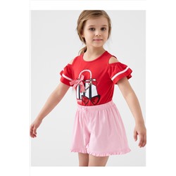 Шорты трикотажные для девочек, 2 шт в комплекте PLAYTODAY, 1243358