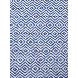 Плед с кисточками «Этель» East, 100×180 см, синий