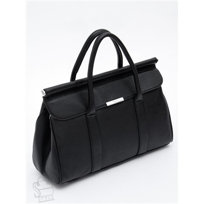 Сумка женская кожаная 98343SP black Velina Fabbiano-Safenta  в Новосибирске