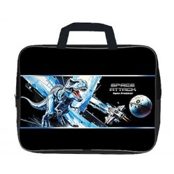 Папка А4 на молнии с ручками 350х265х40 мм "Космический динозавр" (095000) 31123 Хатбер