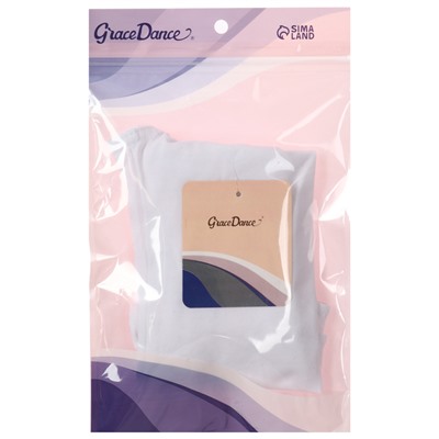 Купальник для гимнастики и танцев Grace Dance, р. 26, цвет белый