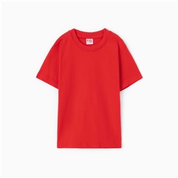 Футболка детская, красная, рост 116 см