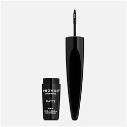 Provoc Жидкая подводка для глаз с роликом / Eyeliner Wheel 01 Matte Black, черный матовый 17042