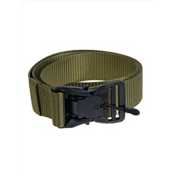Ремень текстильный, цвет  зелёный