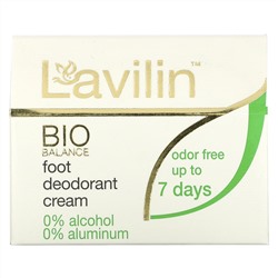 Lavilin, Bio Balance, крем-дезодорант для ног, для мужчин и женщин, 12,5 г