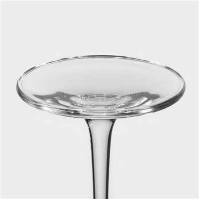 Бокалы для вина «Тулипа», 450 мл, набор 6 шт., хрустальное стекло, прозрачные