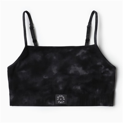 Топ на тонких бретелях женский Mark Formelle, чёрный, размер 46 (М)