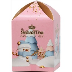 SebaSTea. Новый год. Winter Vibe. Снеговик (розовый) карт.упаковка, 20 пак.
