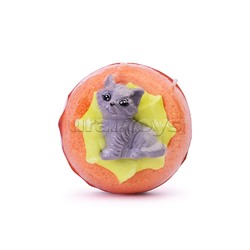 Шипучая соль для ванн 130г Чаша с пеной и игрушкой "Happyki"